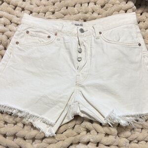 Agolde Parker Long Short - White